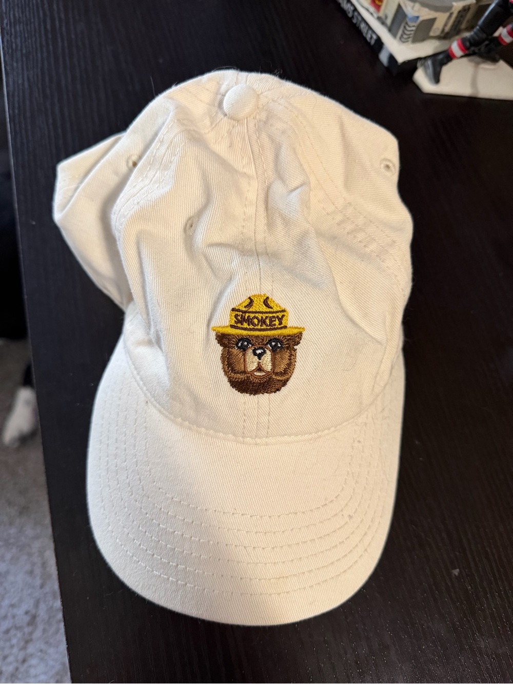 Smokey Bear Women's Beige Baseball Cap